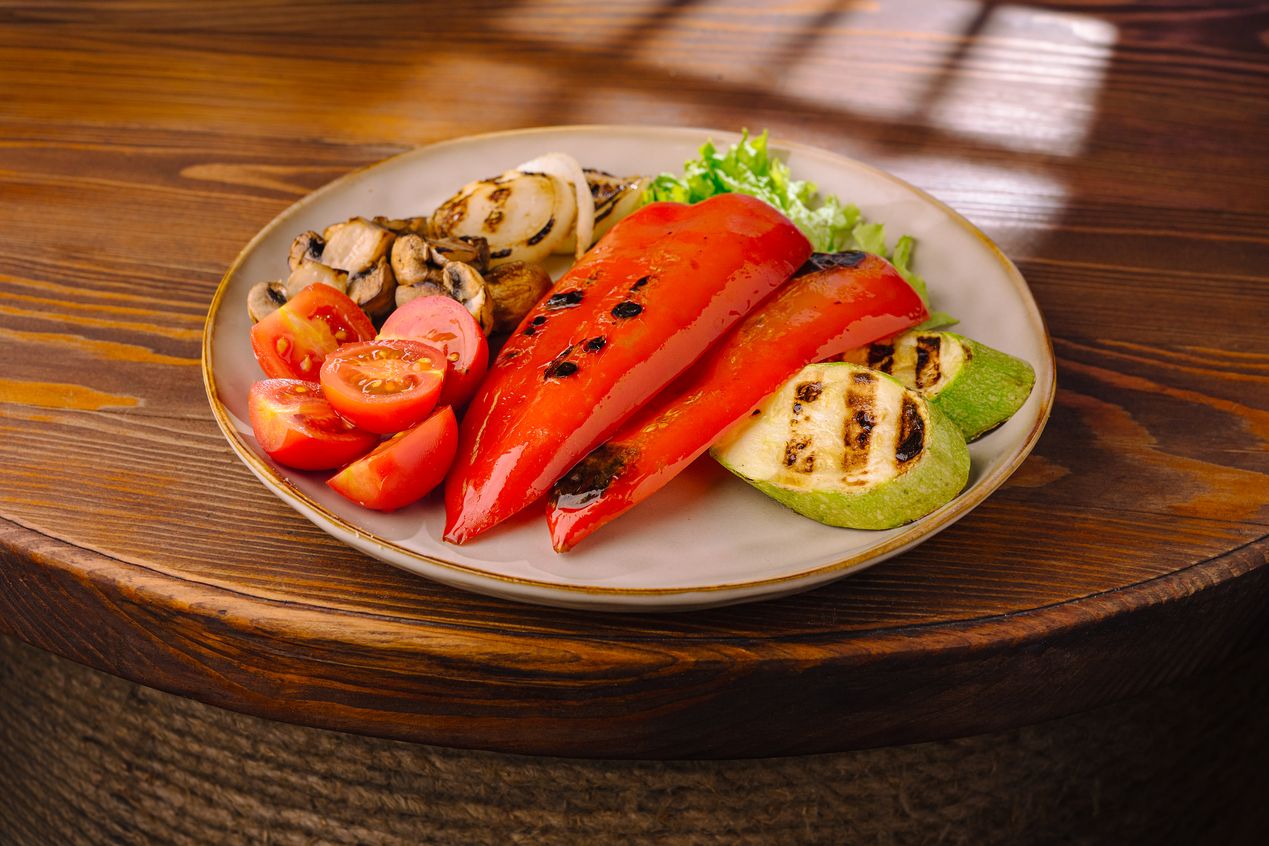 фото-Овощи на гриле